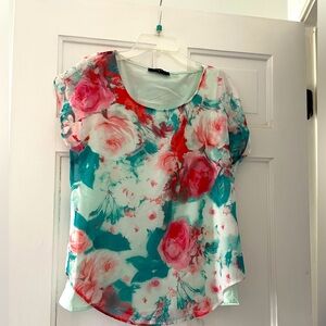 Tahari Floral Print Women's Top